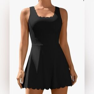 NWOT Black Athletic Dress for Women with Pockets